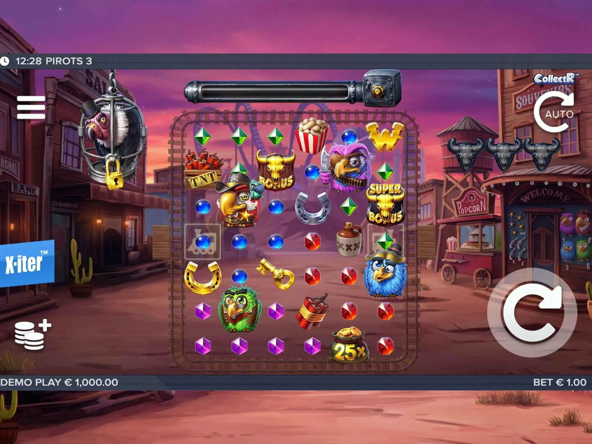 Pirots 3 slot screenshot