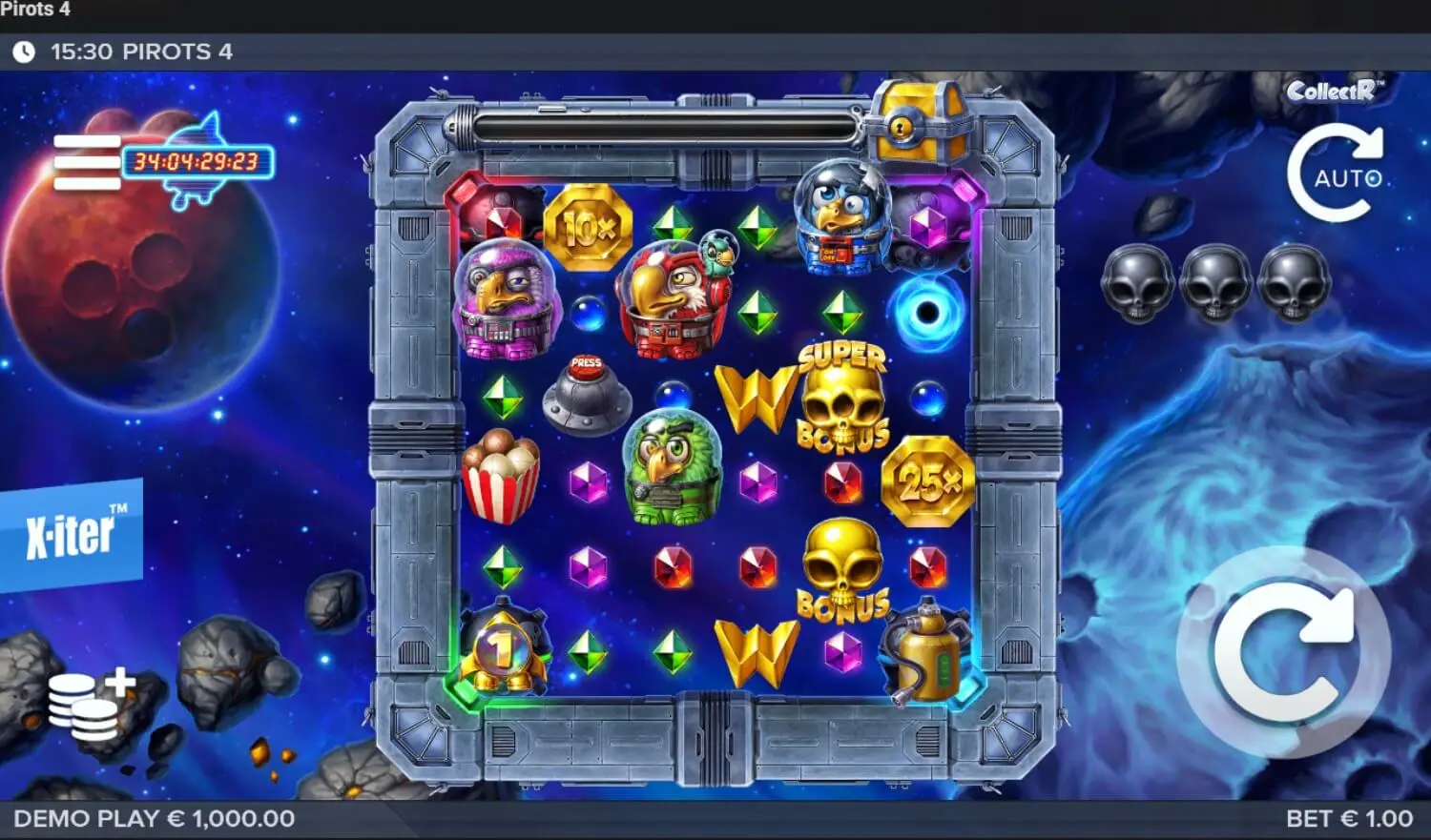 Pirots 4 slot screenshot