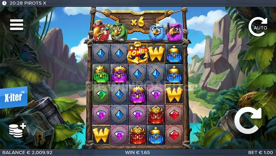 Pirots X slot screenshot